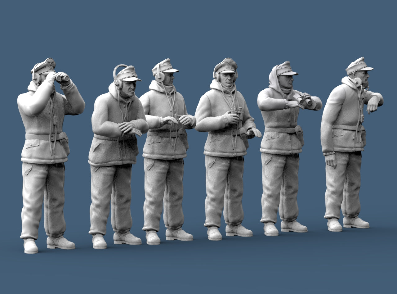 WWII - TANQUISTAS ALEMANES (invierno)