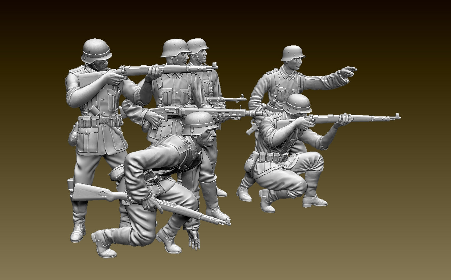 WW2 - SOLDADOS ALEMANES DISPARANDO