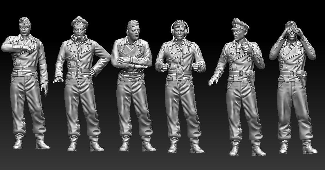 WWII - TANQUISTAS ALEMANES