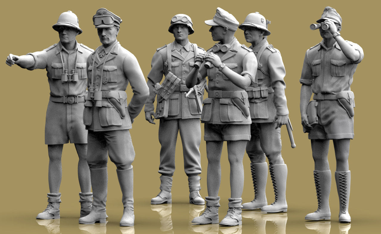 WW2 - ROMMEL Y SUS OFICIALES