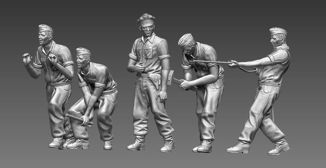 WWII - MECÁNICOS DE TANQUE ALEMÁN