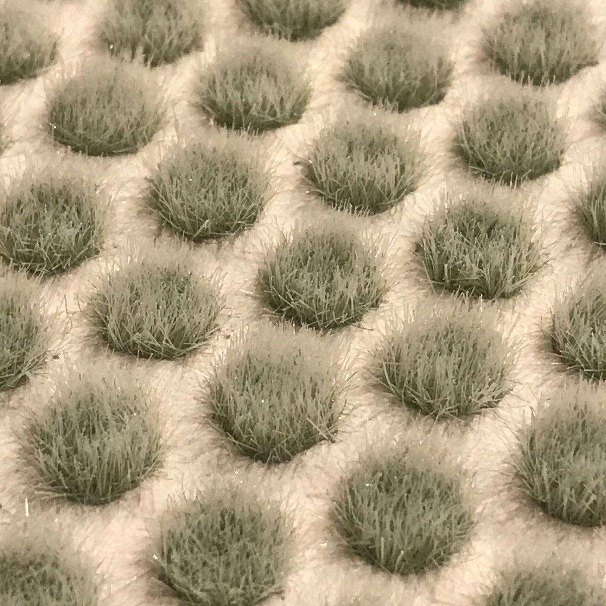 Matojos de hierba - 66 tufts de 8 mm - color Verde Hielo