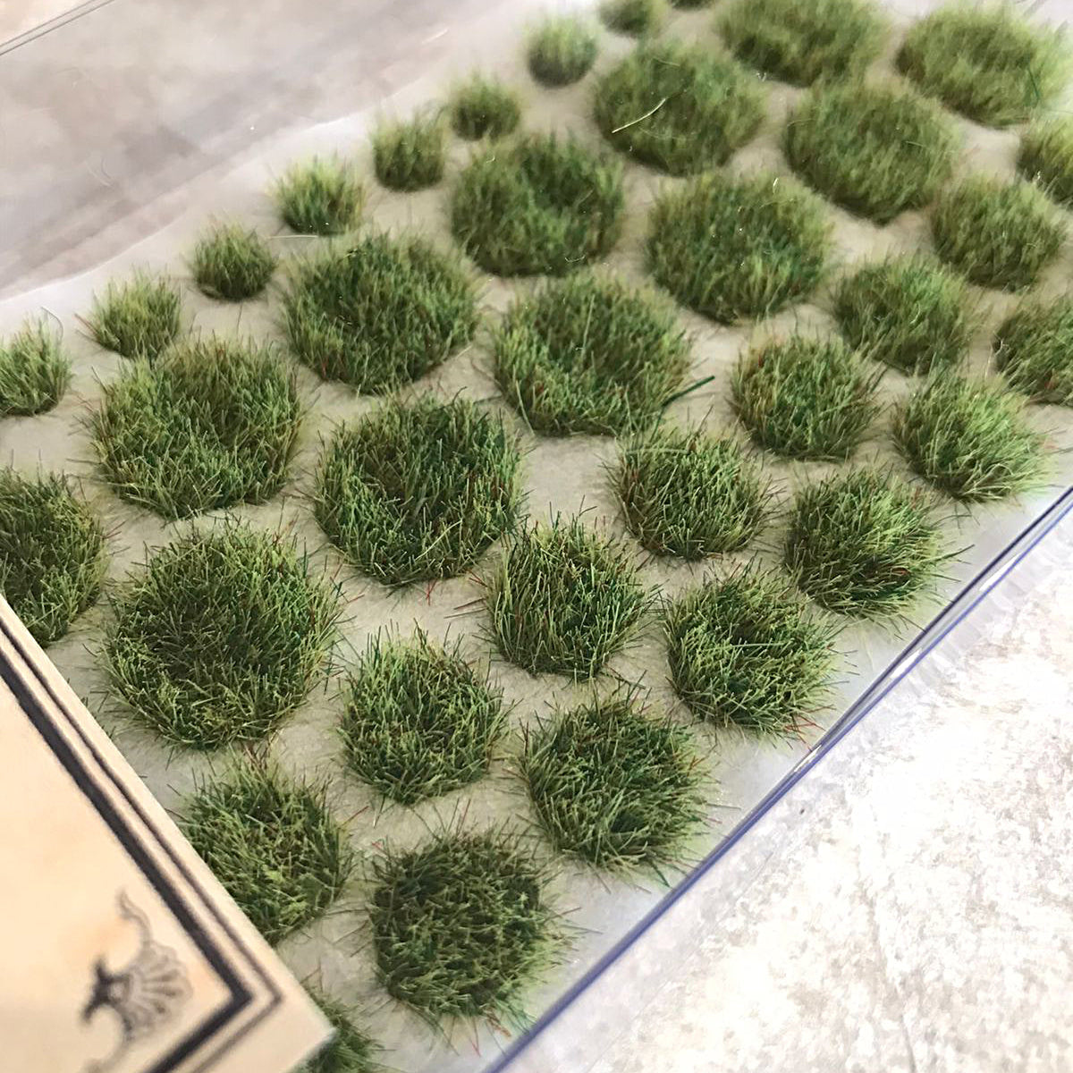 Matojos de hierba - 50 variados - color verde