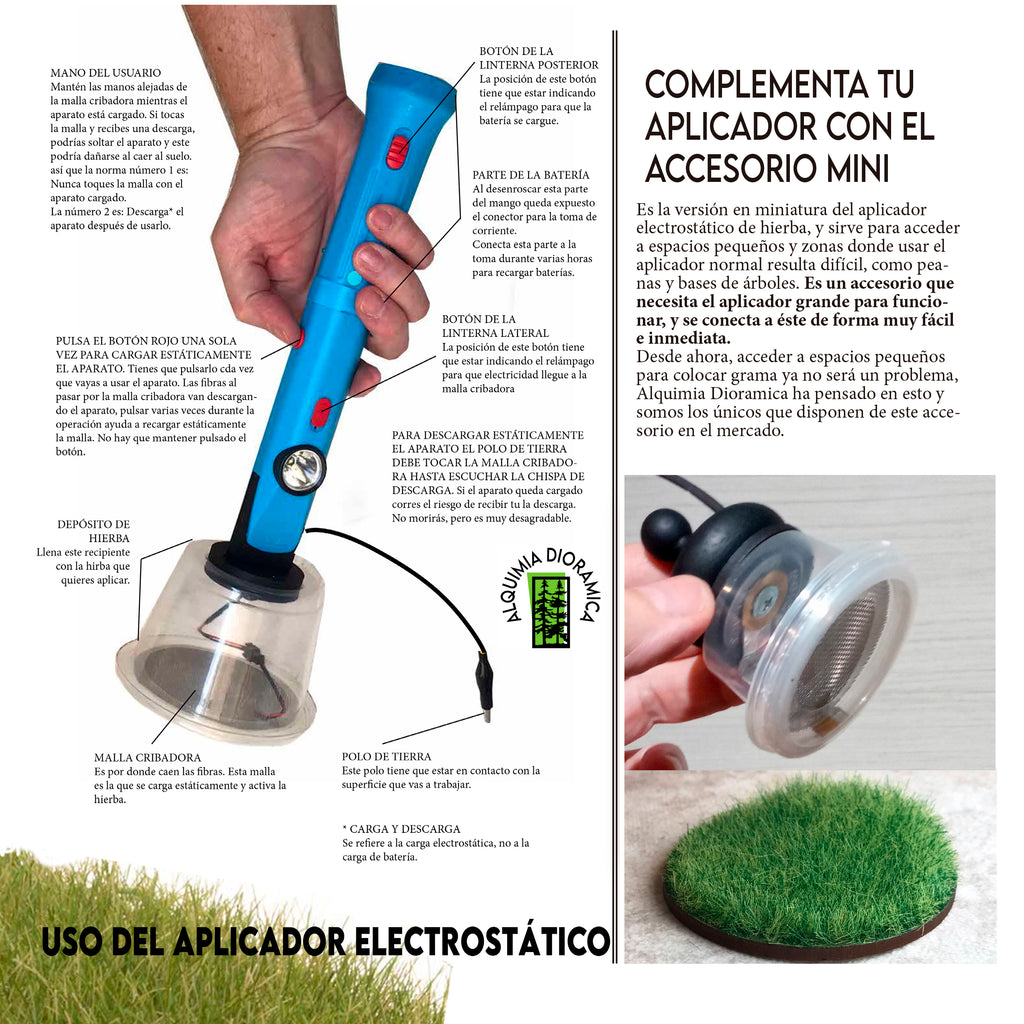 Accesorio para el Aplicador de hierba (espacios pequeños)