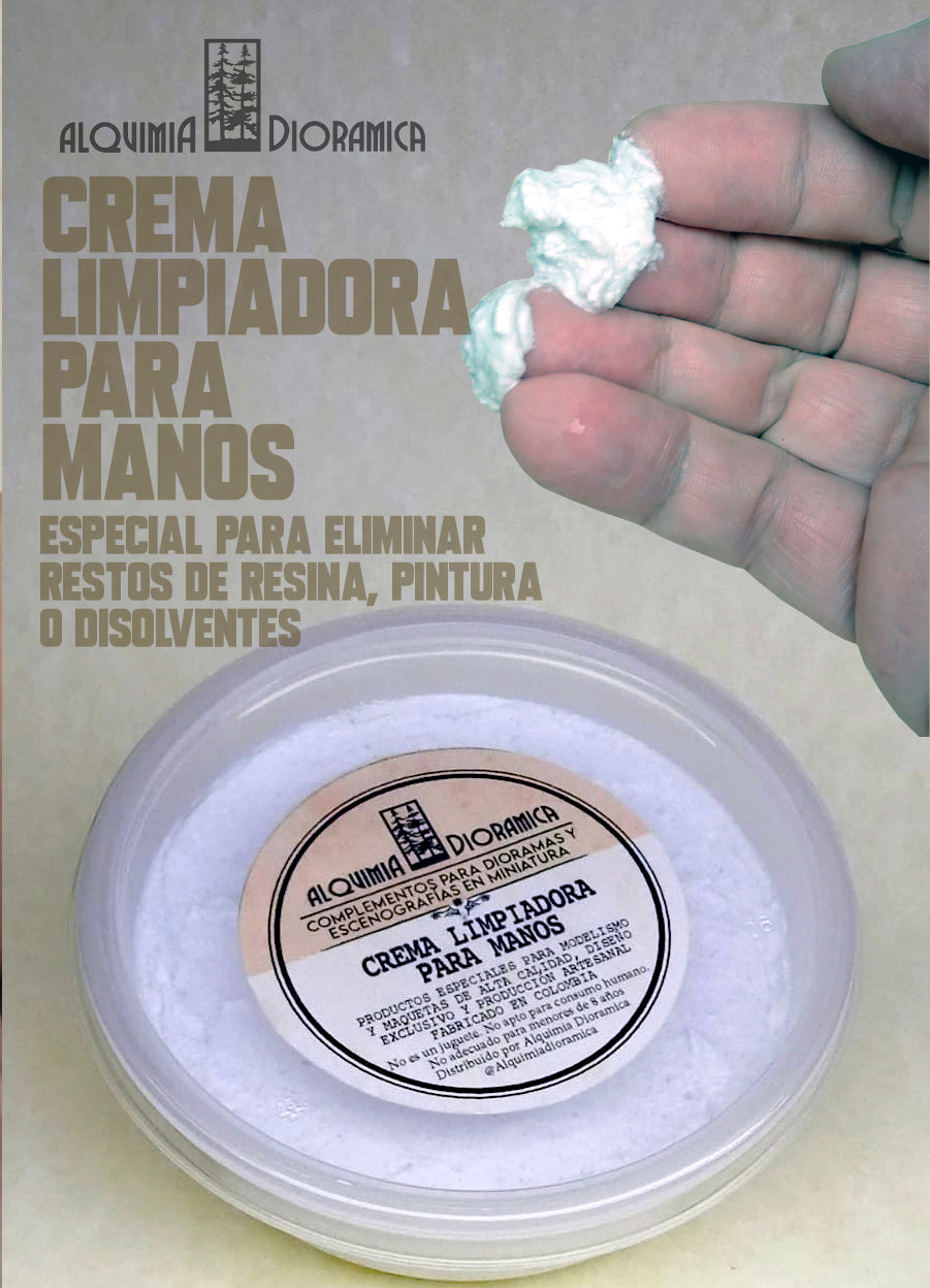 Crema limpiadora para las manos